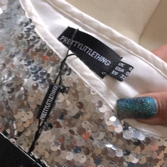 Pretty Little Thing Sequin Pant - Picture 2 of 8